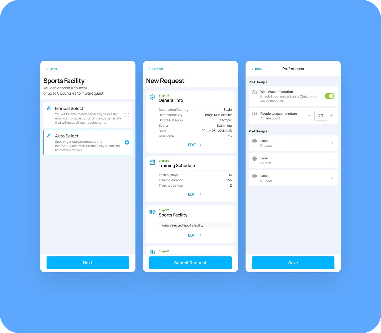 Implementing a comprehensive system for listing facilities and services offered, ensuring detailed information is provided to users